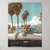 Maximalistische Luipaardprint, Luxe Luipaardposter Poster (Voorkant)