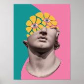 Maximalistische moderne groovy-wandkunst poster (Voorkant)