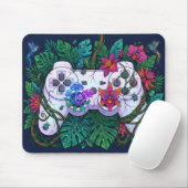 Maximalistische Natuur Controller Muismat (Met muis)