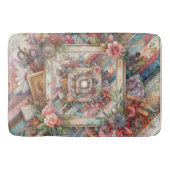 Maximalistische Vintage Decoupage Badmat (Voorkant)