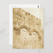 Maxime Du Camp - The Golden Gate in Jerusalem Briefkaart (Voorkant / Achterkant)