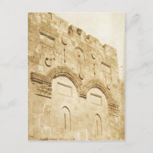 Maxime Du Camp - The Golden Gate in Jerusalem Briefkaart