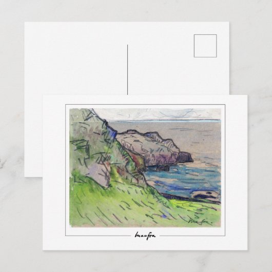 Maxime Maufra #12 - Kunstmatig Briefkaart (Voorkant / Achterkant)