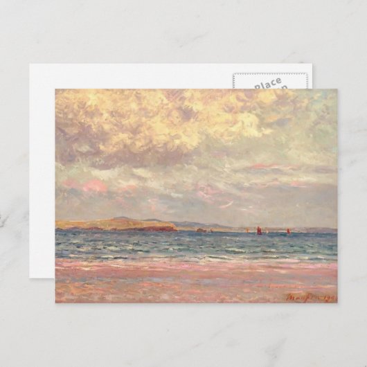 Maxime Maufra- Evening, Morgat Beach Briefkaart (Voorkant / Achterkant)