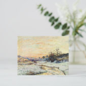 Maxime Maufra-Morning in de winter Briefkaart (Staand voorkant)