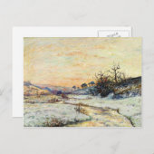 Maxime Maufra-Morning in de winter Briefkaart (Voorkant / Achterkant)