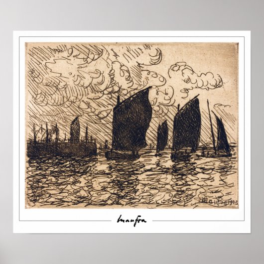 Maxime Maufra Zedign Art Poster #103 (Voorkant)