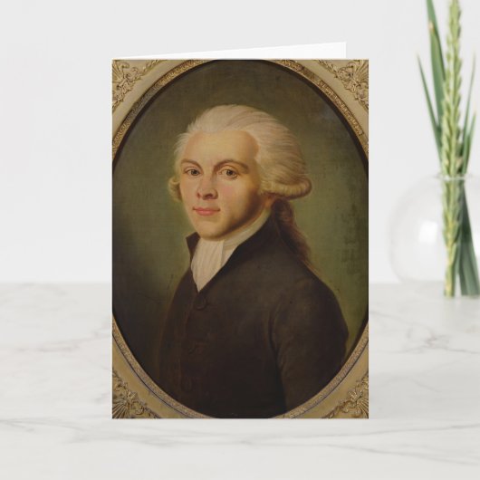 Maximiliaan de Robespierre c.1793 Kaart (Voorkant)