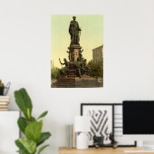 Maximiliaan II Monument in München Poster (Thuiskantoor)