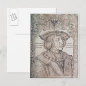 Maximilian I, keizer van Duitsland, 1518 Briefkaart (Voorkant / Achterkant)