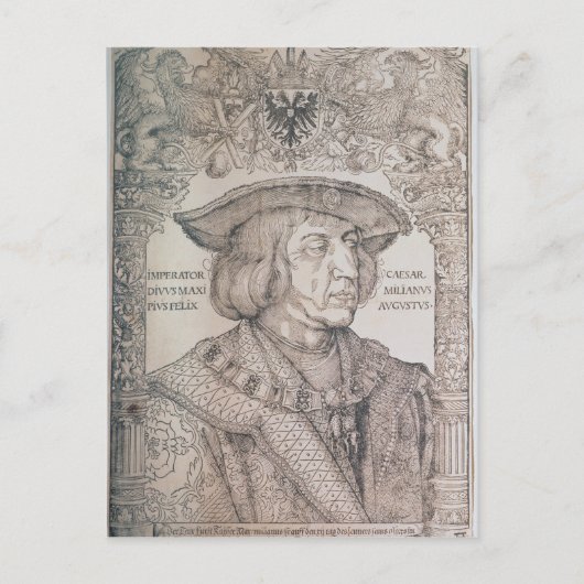Maximilian I, keizer van Duitsland, 1518 Briefkaart (Voorkant)