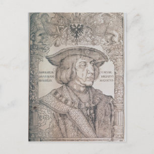 Maximilian I, keizer van Duitsland, 1518 Briefkaart