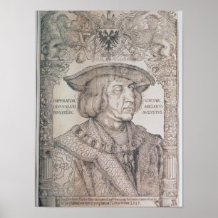 Maximilian I, keizer van Duitsland, 1518 Poster