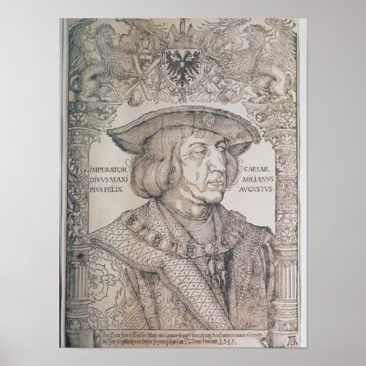 Maximilian I, keizer van Duitsland, 1518 Poster (Voorkant)