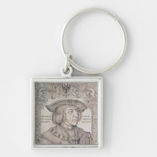 Maximilian I, keizer van Duitsland, 1518 Sleutelhanger (Voorkant)