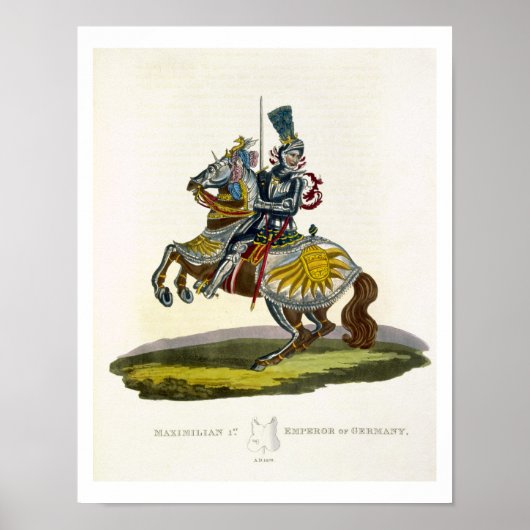 Maximilian I, King of Germany and Holy Roman Emper Poster (Voorkant)