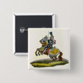 Maximilian I, koning van Duitsland en Heilige Rome Vierkante Button 5,1 Cm (Voorkant /achterkant)