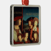 Maximilian I met zijn eerste vrouw Metalen Ornament (Rechts)