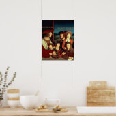 Maximilian I met zijn eerste vrouw Poster (Keuken)