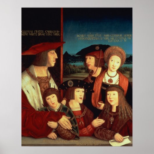 Maximilian I met zijn eerste vrouw Poster (Voorkant)