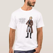 Maximilian Robespierre citaat 1 T-shirt (Voorkant)