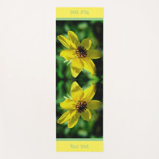 Maximilian Sunflower - Aangepast Yogamat (Voorkant)