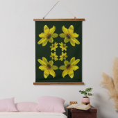 Maximilian Sunflower Floral Abstract Hangend Wandkleed (Slaapkamer)