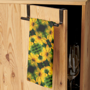 Maximilian Sunflower Floral Abstract Pattern Theedoek