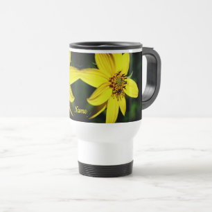 Maximilian Sunflower Flower Personalized Reisbeker