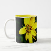 Maximilian Sunflower Flower Personalized Tweekleurige Koffiemok (Links)