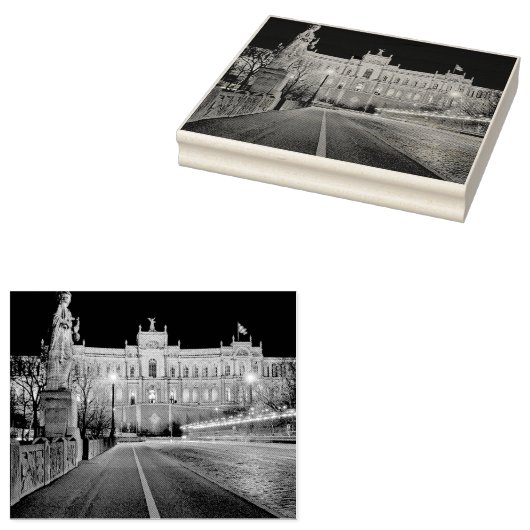 Maximilianeum München Rubberstempel (Gestempeld)