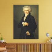 Maximilien de Robespierre 1791 Canvas Afdruk (Insitu (Woonkamer))