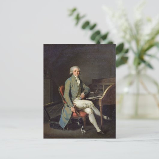 Maximilien de Robespierre Briefkaart (Staand voorkant)