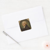 Maximilien de Robespierre c.1793 Vierkante Sticker (Envelop)