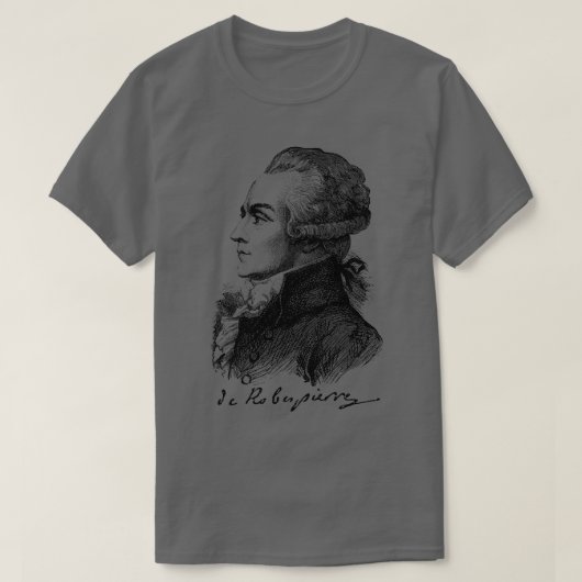 Maximilien de Robespierre Franse Revolutie Jacob T-shirt (Design voorkant)