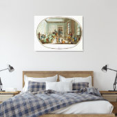 Maximilien de Robespierre gewond Canvas Afdruk (Insitu (Slaapkamer))