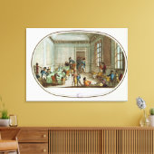 Maximilien de Robespierre gewond Canvas Afdruk (Insitu (Woonkamer))