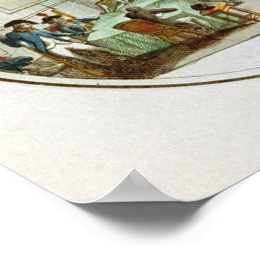 Maximilien de Robespierre gewond Poster (Hoek)