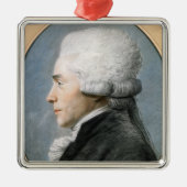 Maximilien de Robespierre Metalen Ornament (Voorkant)