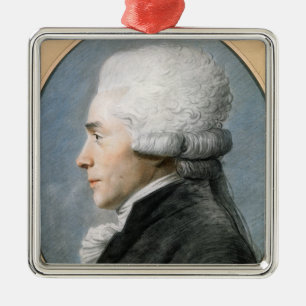 Maximilien de Robespierre Metalen Ornament