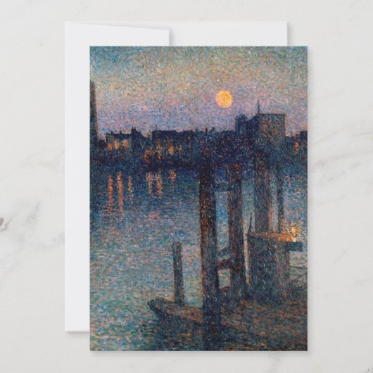 Maximilien Luce haven van londen Kaart (Voorkant)
