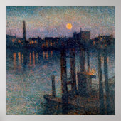 Maximilien Luce haven van londen Poster (Voorkant)