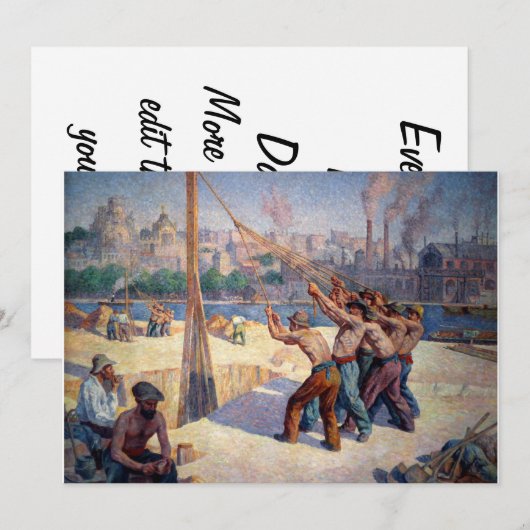 Maximilien Luce Kaart (Voorkant / Achterkant)