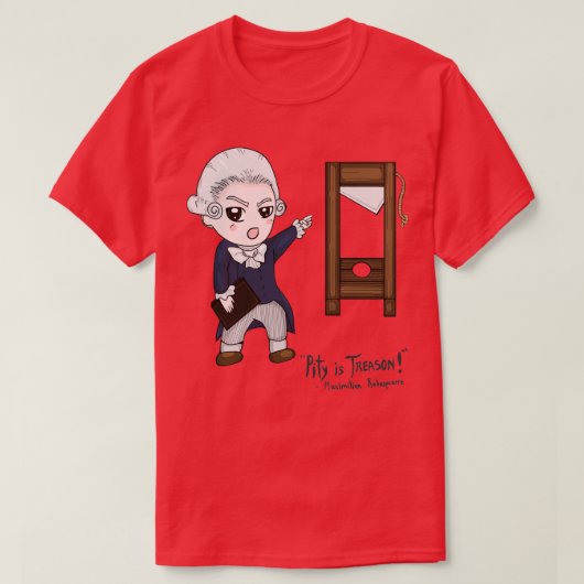 Maximilien Robespierre T-shirt (Design voorkant)