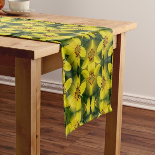 Maximillian Sunflower Abstract Korte Tafelloper (Voorbeeld)