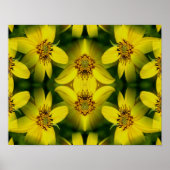 Maximillian Sunflower Abstract Poster (Voorkant)