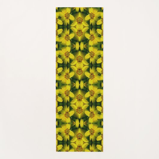 Maximillian Sunflower Abstract Yogamat (Voorkant)