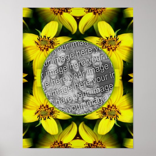 Maximillian Sunflower Lijst Voeg je eigen foto toe Poster (Voorkant)