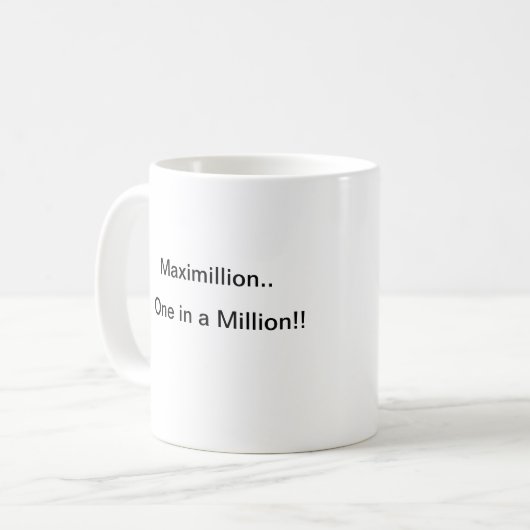 Maximillion... Koffiemok (Voorkant links)
