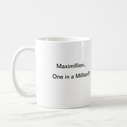 Maximillion... Koffiemok (Links)